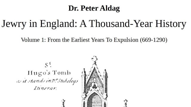 4. Jewry in England A Thousand - Year History Pg 39-51
