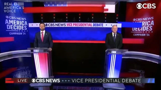 VICE PRESIDENTIAL DEBATE BETWEEN JD VANCE AND TIM WALZ