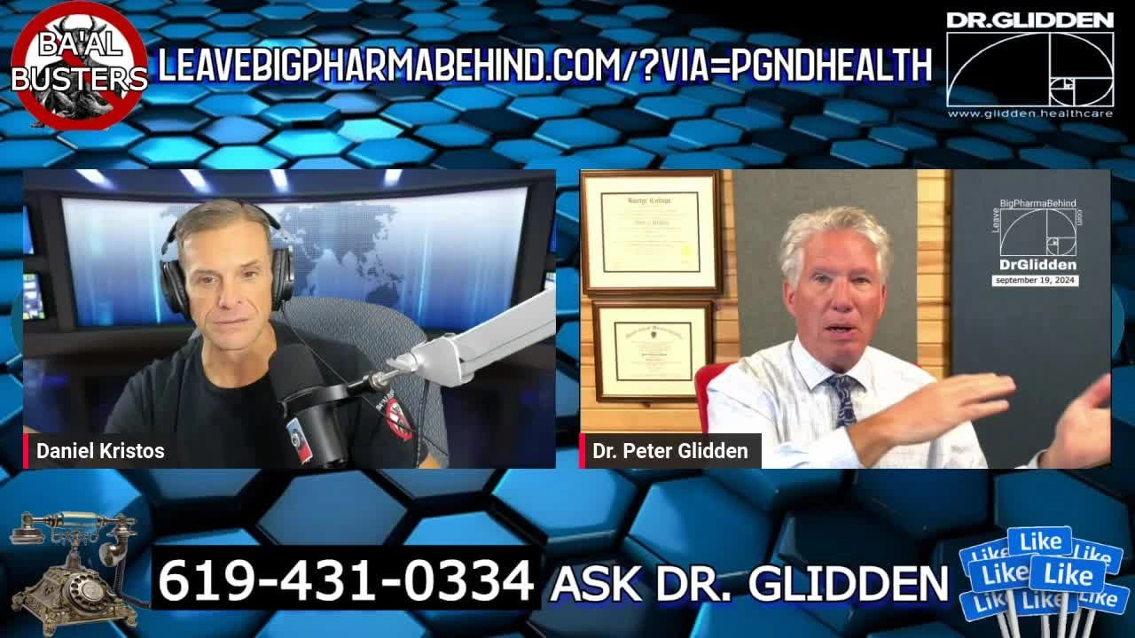 Dr Peter Glidden, ND LIVE 619-431-0334 on 19-Sep-24-13:04:22