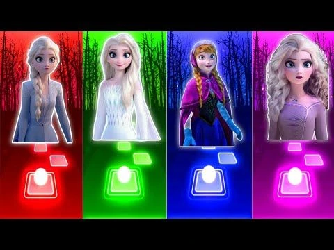 Vevo Songs - Anna Into the unknown -Rapunzel I see the Light, Elsa let it go,Moana how far Ill go