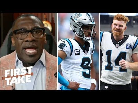 FIRST TAKE | ''Bryce Young is the Problem!'' - Shannon on Andy Daltons 3-TDs in Panthers beat Raiders