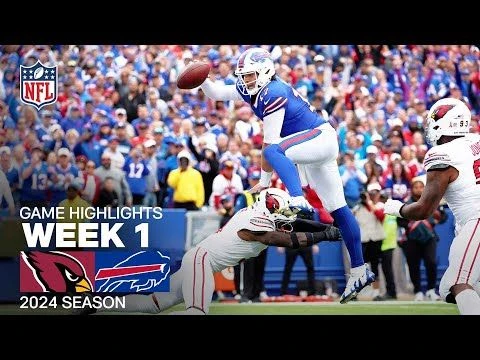 Arizona Cardinals vs Buffalo Bills | NFL 2024 Week 1 Game Highlights