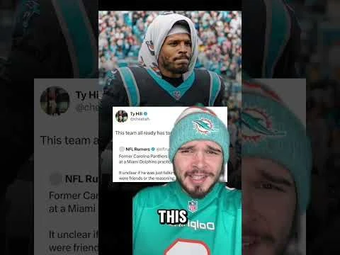 Are Dolphins Signing Cam Newton? 👀 #nfl #nfltrending #nflviral #trending