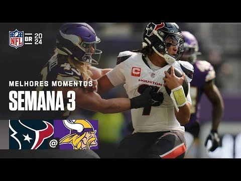 Minnesota Vikings @ Houston Texans | Melhores Momentos | NFL 2024