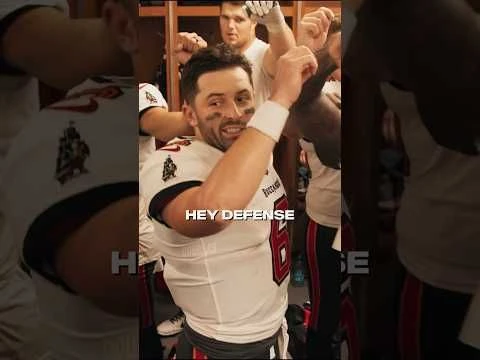 “Good team win. Keep building this thing!” 🗣️ #buccaneers #nfl #bakermayfield #speech #shorts