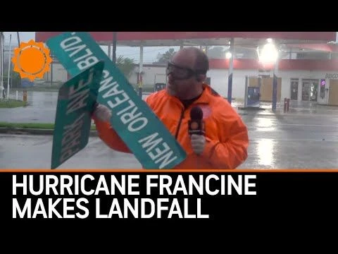 Chaos as Hurricane Francine Makes Landfall in Louisiana