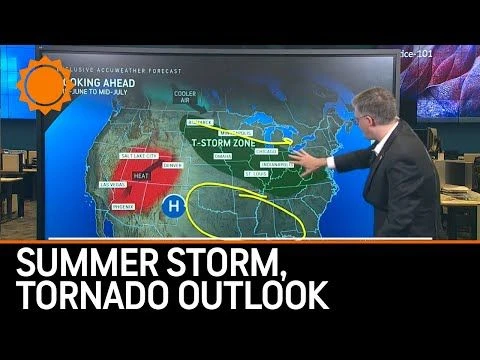 AccuWeather Summer Thunderstorm, Tornado Outlook