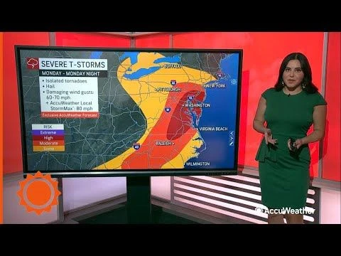 NYC, Philly and DC at risk for severe weather this week | AccuWeather