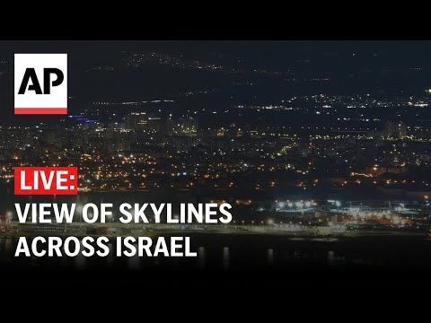 LIVE: View of skylines across Israel as Israeli troops battle Hezbollah in Lebanon