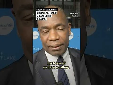 Dikembe Mutombo speaks on his ‘calling’