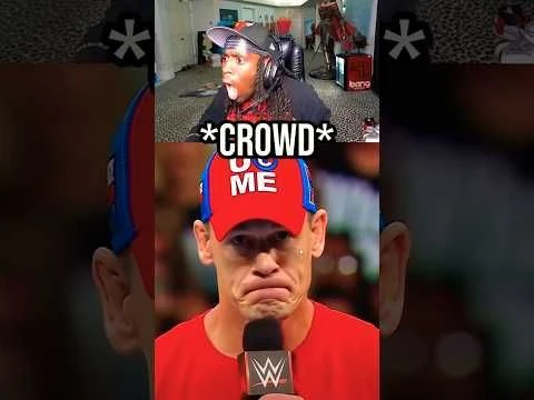 Kai Cenat Reacts To John Cena Retiring From WWE ❤️🥺