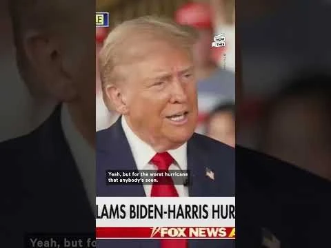 Donald Trump Lies About the Biden-Harris Hurricane Response