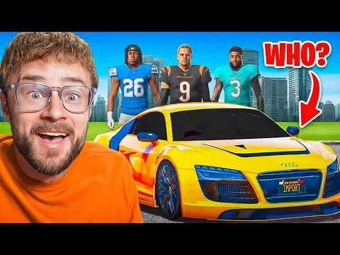 Guess NFL Players Car = Add to Team!