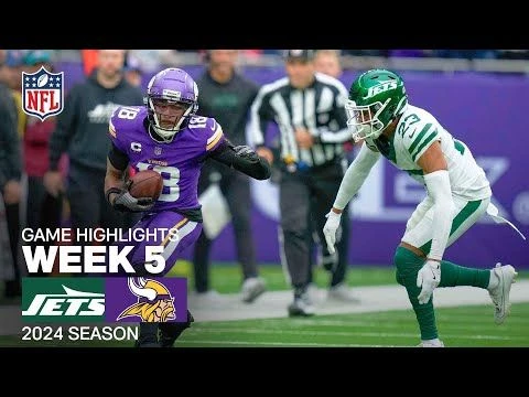 New York Jets vs. Minnesota Vikings | 2024 Week 5 Game Highlights