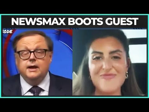 Watch Newsmax Host FREAK OUT And Abruptly End Interview