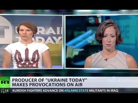 Ukraine Today Producer Has Surprise For RT Host