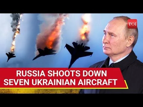 Putin’s Ground Forces Blow Up Multiple Ukrainian Attack Aircraft  Air Force Troops In Kursk