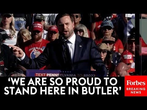 BREAKING NEWS: JD Vance Sounds Triumphant Note At Trump Butler, PA, Rally: We Cannot Be Stopped