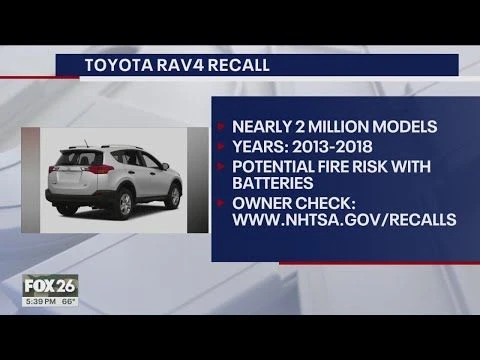 Toyota recalls nearly 2 million RAV-4 SUVs