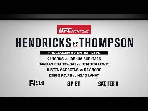 UFC Fight Night Las Vegas Prelims LIVE Feb. 6 at 8 p.m. ET on Fight Network Canada