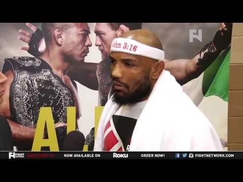 UFC 194: Yoel Romero Post-Fight Media Scrum