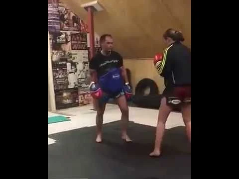 Jorina Baars Kickboxing/Muay Thai Training Video Part 2