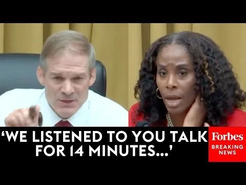 BREAKING NEWS: Jim Jordan  Stacey Plaskett Have Sudden Clash Over Rules At Weaponization Hearing