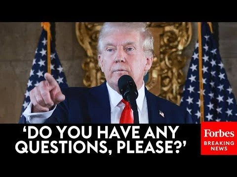 BREAKING NEWS: Trump Takes Question After Question At Marathon Mar-A-Lago Press Briefing