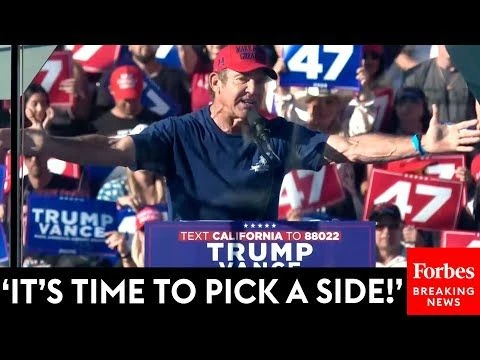 BREAKING NEWS: Dennis Quaid Gives Fiery Speech Calling On Voters To Support Trump At Coachella Rally