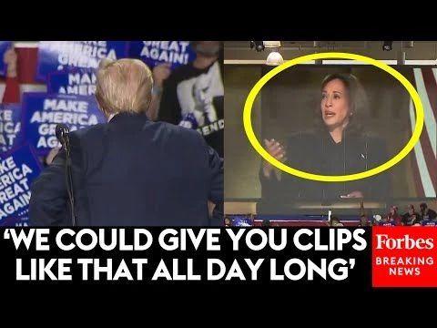 BREAKING: Trump Stops Rally Speech To Play Supercut Of Harris: Theres Something Wrong With Kamala