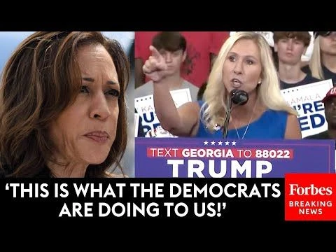 BREAKING NEWS: Marjorie Taylor Greene Goes Nuclear On Kamala Harris At Trump Atlanta Rally