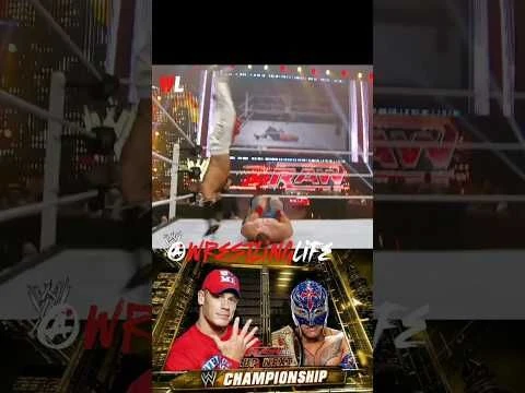 John Cena VS. Rey Mysterio-WWE Championship Match;Raw 2011 #video #wwe #shorts