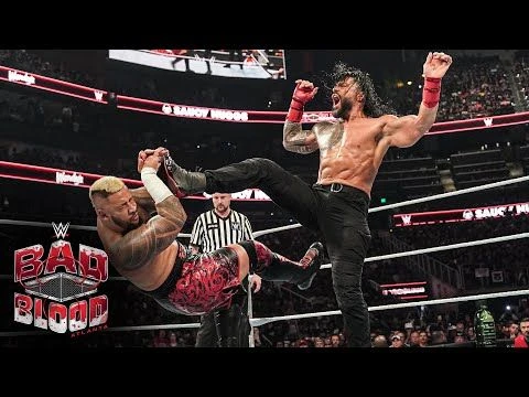 Cody Rhodes  Roman Reigns vs. The Bloodline: Bad Blood 2024 highlights