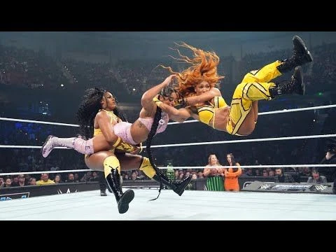 WWE Jade Cargill  Bianca Belair vs Lash Legend  Jakara Jackson 10/11/24