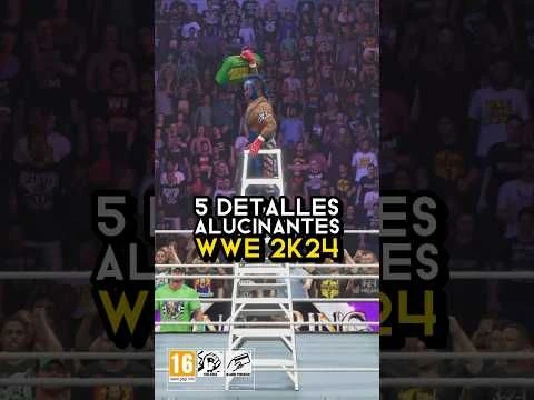 5 DETALLES ALUCINANTES de WWE 2K24 👊💥 #wwe2k24 #5detallesalucinantes #2kgames #wwevideojuegos🎮