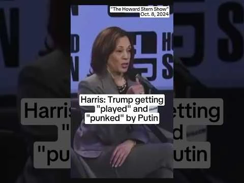 Harris: Trump getting played and punked by Putin