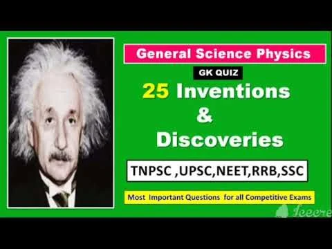 General Science : Inventions and Discoveries  || Quiz on Inventions  and discoveries in English