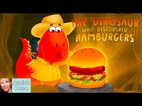 🍔 Kids Book Read Aloud: THE DINOSAUR WHO DISCOVERED HAMBURGERS