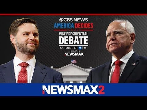 Vance vs. Walz: CBS News Vice Presidential Debate Simulcast, Preview and Analysis | NEWSMAX2