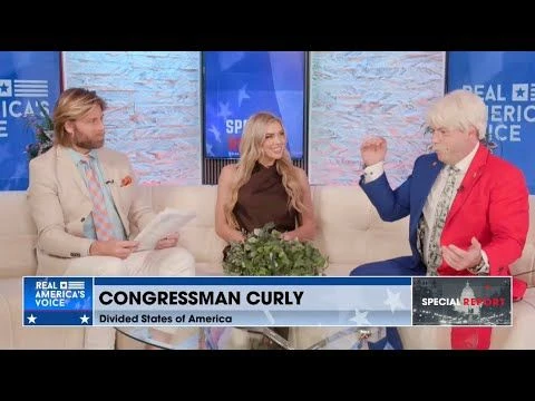 Congressman Curly Featured on @RealAmericasVoice