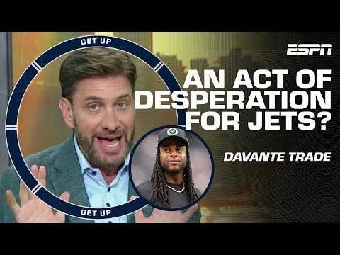 #39;A DESPERATE ACT, from a DESPERATE TEAM#39; 😳 - Greeny on Davante Adams trade to the Jets 👀 | Get Up