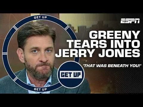 Mike Greenberg CALLS OUT Jerry Jones#39; uncomfortable power dynamic, bad general managing | Get Up