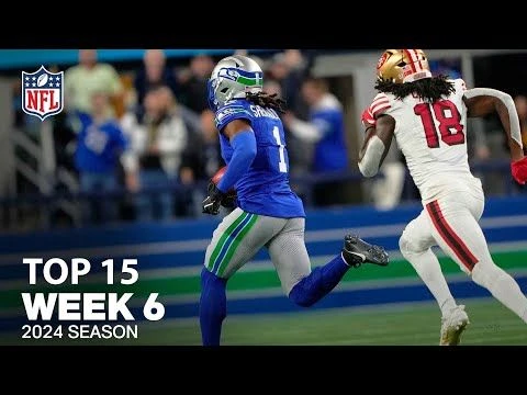 Top 15 Plays From Week 6 | NFL 2024 Season