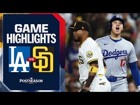 Dodgers vs. Padres NLDS Game 4 Highlights (10/9/24) | MLB Highlights