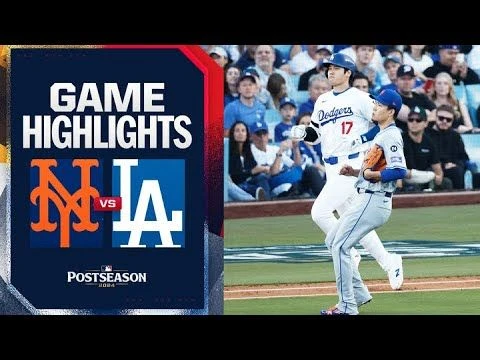 Mets vs. Dodgers NLCS Game 1 Highlights (10/13/24) | MLB Highlights