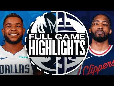 MAVERICKS at CLIPPERS | NBA PRESEASON FULL GAME HIGHLIGHTS | October 14, 2024