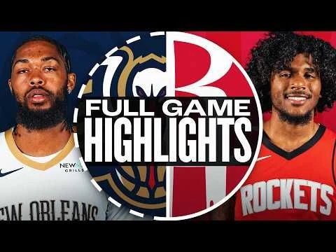 PELICANS at ROCKETS | NBA PRESEASON FULL GAME HIGHLIGHTS | October 15, 2024