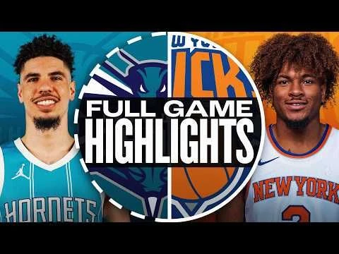 HORNETS at KNICKS | NBA PRESEASON FULL GAME HIGHLIGHTS | October 15, 2024