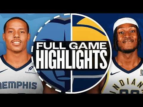 MEMPHIS at PACERS | NBA PRESEASON FULL GAME HIGHLIGHTS | October 14, 2024