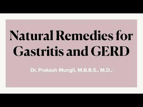 Natural Remedies for Acidity, Gastritis and GERD